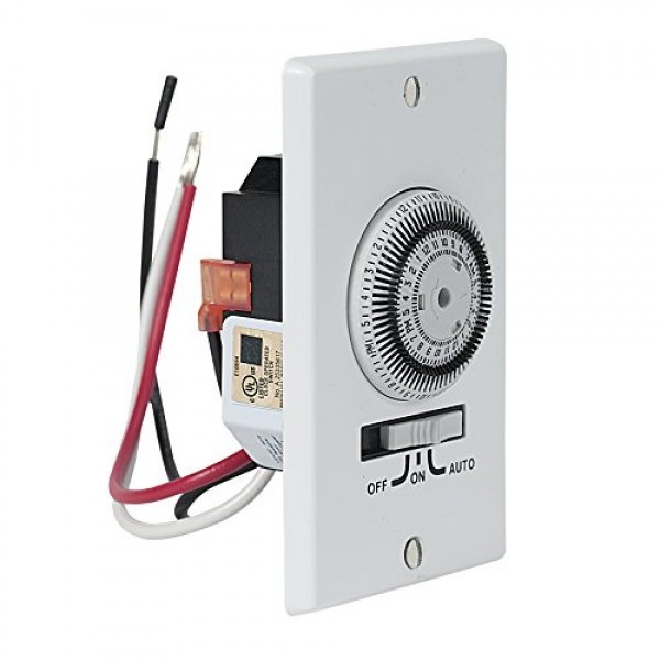 Intermatic KM2ST-1G 1 Gang SPST In-Wall 24-Hour Mechanical Timer