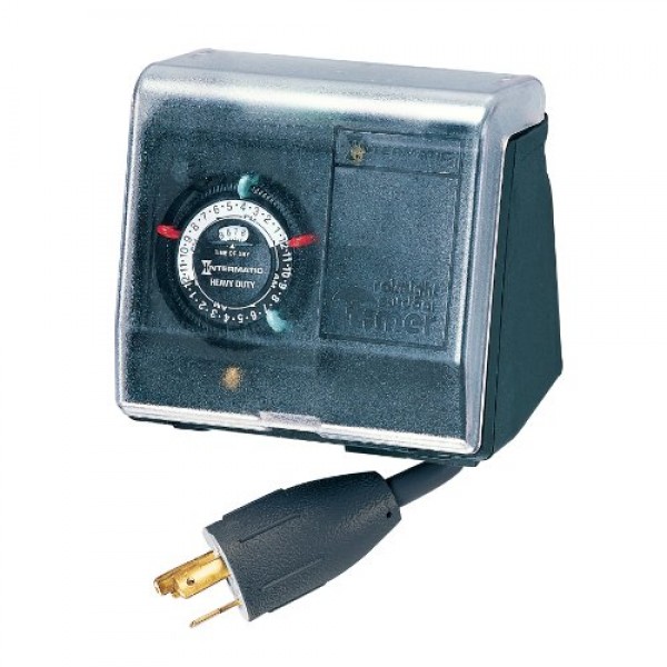 Intermatic P1131 Heavy Duty Above Ground Pool Pump Timer with Twis...