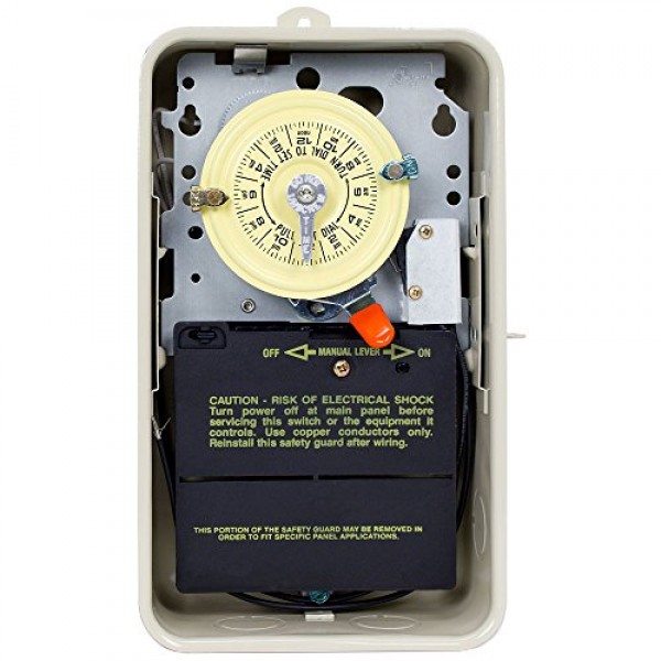 Intermatic T101R201 Time Switch/Metal Enclosure Heat Protect