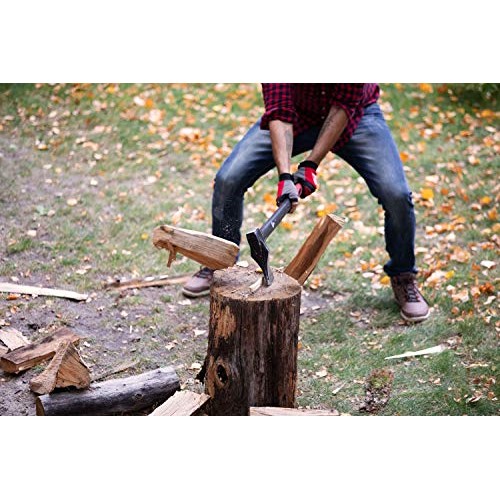 Intertool Steel Splitting Maul, 5 lb / 2200 g with 32 in Fiberglas...