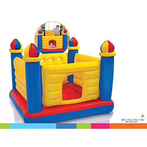 Intex Jump O Lene Castle Inflatable Bouncer, for Ages 3-6