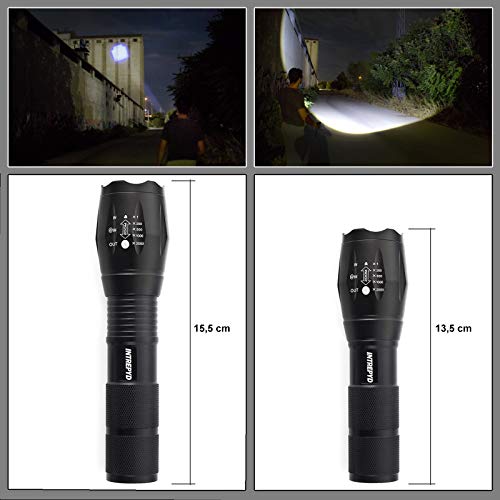 INTREPYD Multitool Knife and LED Flashlight, Pocket Knife, 15 in 1...