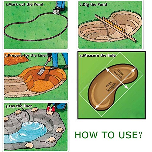 INTSUPERMAI Pond Waterproof Liners HDPE Geomembrane Flexible Water...