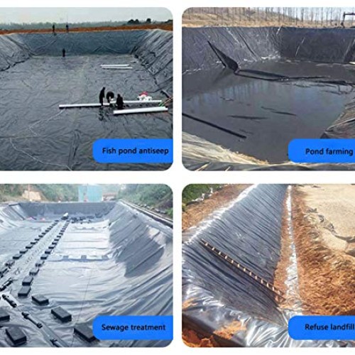 INTSUPERMAI Pond Waterproof Liners HDPE Geomembrane Flexible Water...