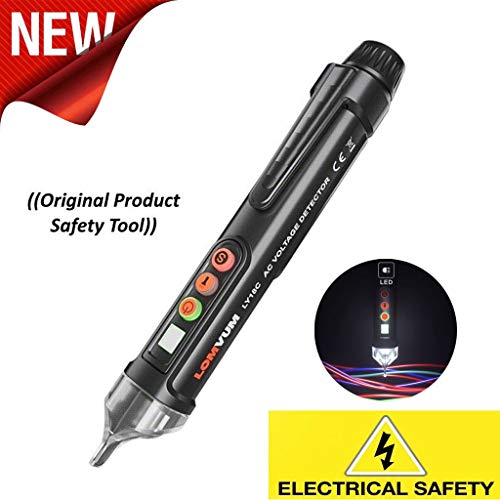 12-1000V Dual Sensitivity Electrical Tester Pen Non-Contact AC Vol...