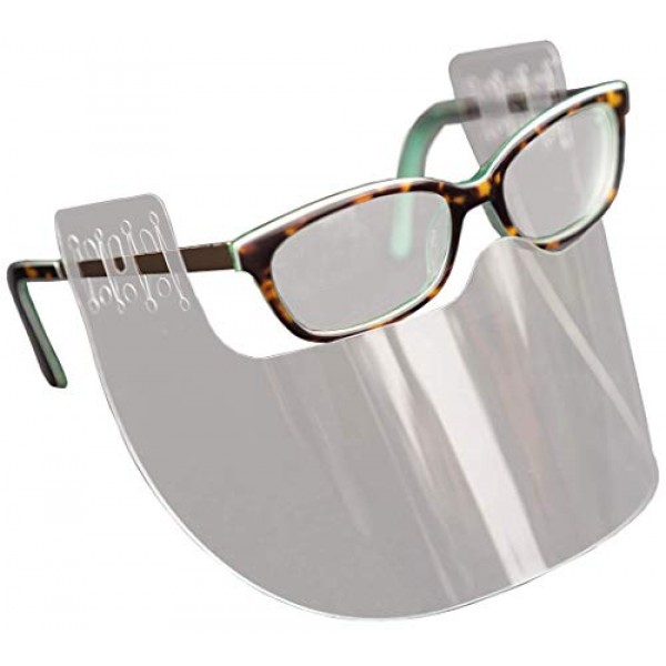 2 pack, invisiSHIELD Face Shield, Adult Size, Ultra Clear, Glasses...