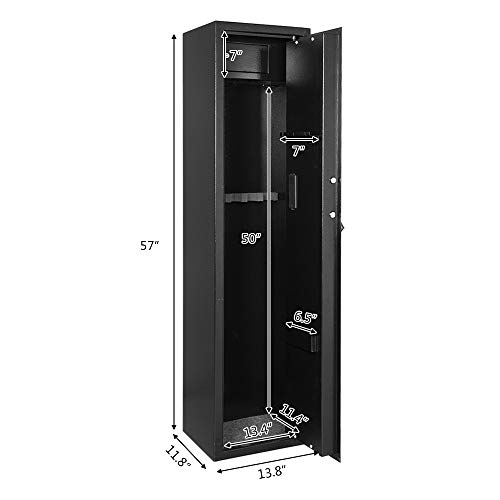 IOKUKI Rifle Safe Safes, Safe,5- Rifle Safe Large Firear...