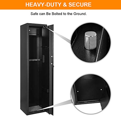 IOKUKI Rifle Safe Safes, Safe,5- Rifle Safe Large Firear...