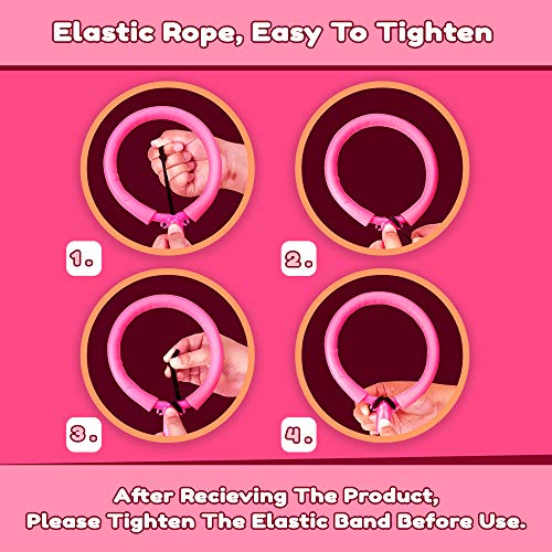 IPIDIPI TOYS Skip It Ankle Toy Pink Retro Skipit Toy Hopper Ball -...