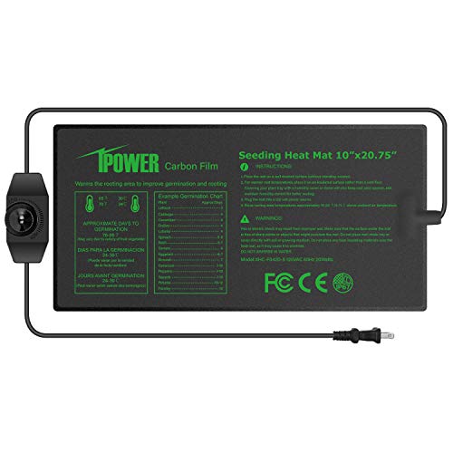 iPower 10 x 20.75 Seeding Heat Mat with Thermostat Temperature A...
