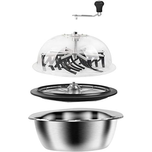 iPower 19” Leaf Bowl Trimmer Machine Twisted Spin Cut for Plant Bu...