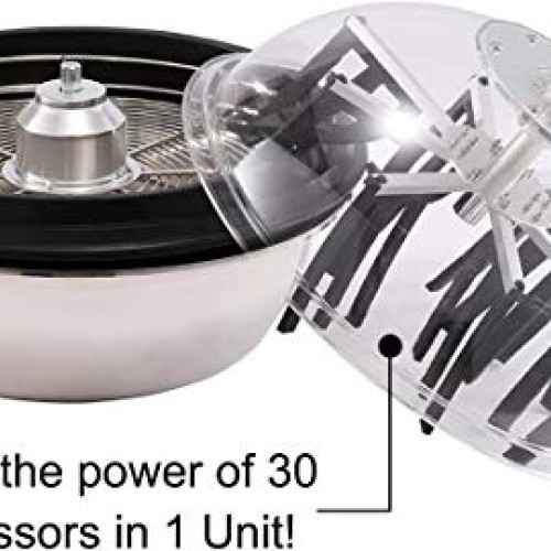 iPower 19” Leaf Bowl Trimmer Machine Twisted Spin Cut for Plant Bu...