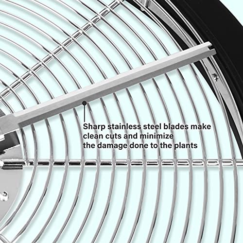 iPower 19in Bud Leaf Bowl Machine Twisted Spin Cut for Plant and F...
