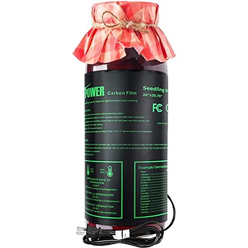 iPower 2 Pack 20 x 20.75 Seeding Heat Mat with Thermostat Temper...