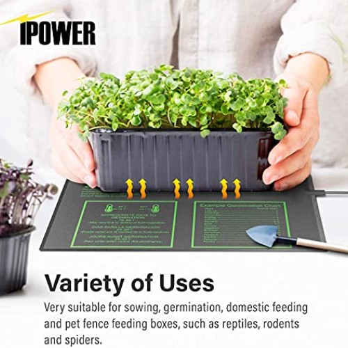 iPower 2 Pack 20 x 20.75 Seeding Heat Mat with Thermostat Temper...