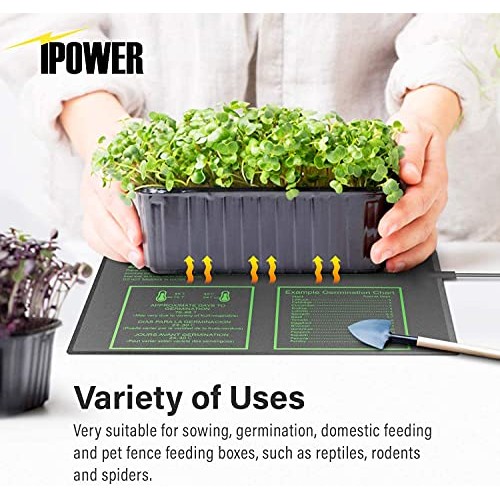 iPower 2 Pack 20 x 20.75 Seeding Heat Mat with Thermostat Temper...