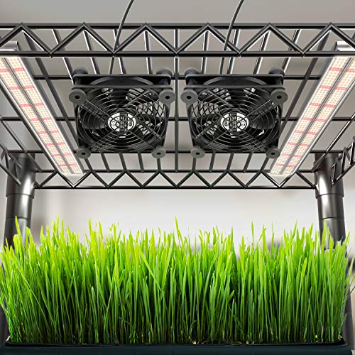 iPower 2 Pack Silent Dual 120mm USB Fan with Speed Controller for ...