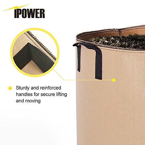 iPower 20-Gallon 5-Pack Grow Bags Fabric Aeration Pots Container w...