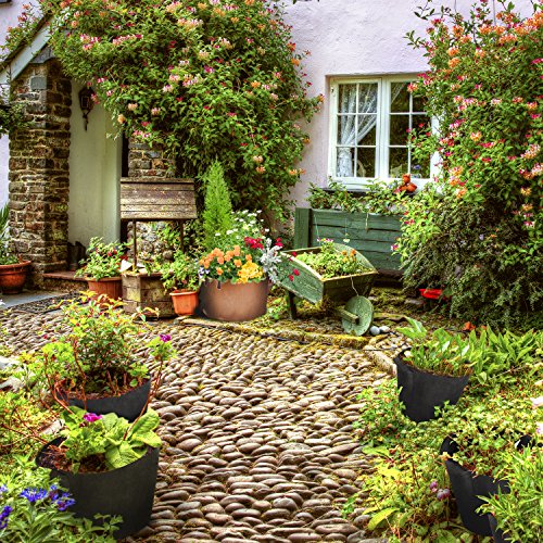 iPower 20-Gallon 5-Pack Grow Bags Fabric Aeration Pots Container w...