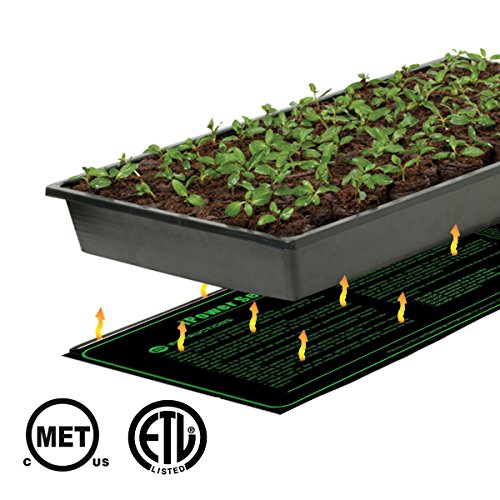 iPower 20 x 20 Warm Hydroponic Seedling Heat Mat and Digital The...
