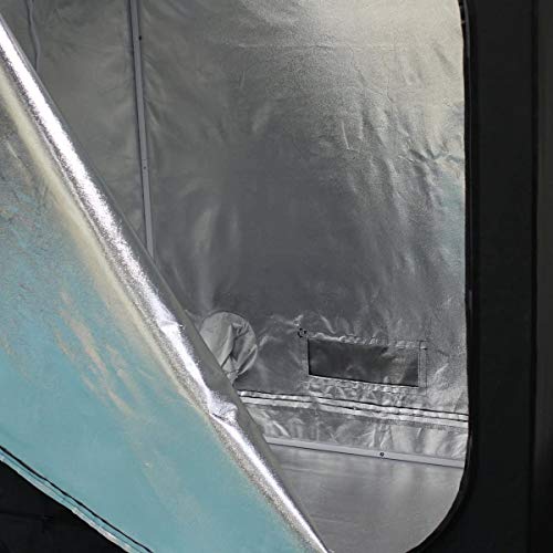 iPower 36x36x72 Mylar Hydroponic Grow Tent with Observation Win...