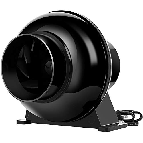 iPower 4 Inch 195 CFM Duct Inline Ventilation Fan Air Circulation ...