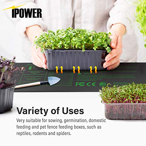 iPower 48” x 20.75” Seeding Heat Mat Upgraded Carbon Film Indoor W...