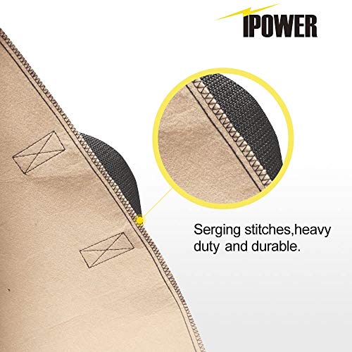 iPower 5-Pack 7 Gallon Plant Grow Bags Thickened Nonwoven Aeration...