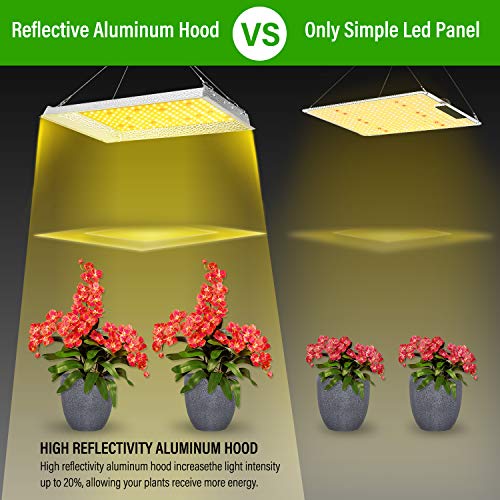 iPower 600W LED Grow Light Sunlike Full Spectrum Plants Lamp for H...
