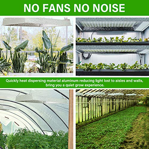 iPower 600W LED Grow Light Sunlike Full Spectrum Plants Lamp for H...