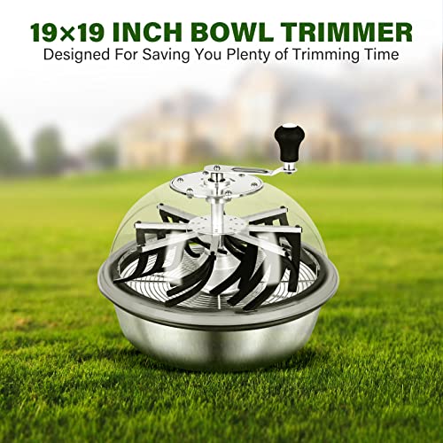 iPower Bud Trimmer Leaf Bowl Machine 19 inch Twisted Spin Cut for ...