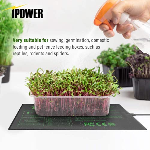 iPower Digital Heat Mat Thermostat Controller and 10 x 20.75 Car...