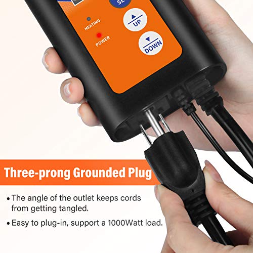 iPower Digital Heat Mat Thermostat Temperature Controller for Seed...