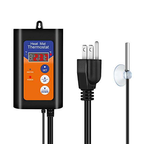 iPower Digital Heat Mat Thermostat Temperature Controller for Seed...