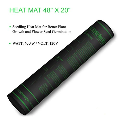 iPower Durable Waterproof Seedling Heat Mat 48 x 20 Warm Hydropo...