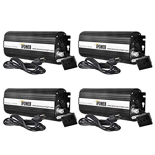 iPower GLBLST1000DX4 4-Pack Horticulture 1000 Watt Digital Dimmabl...