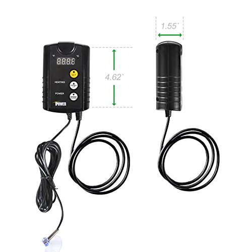 iPower GLHTMTCONTROL 40-108 Degrees Fahrenheit Digital Heat Mat Th...