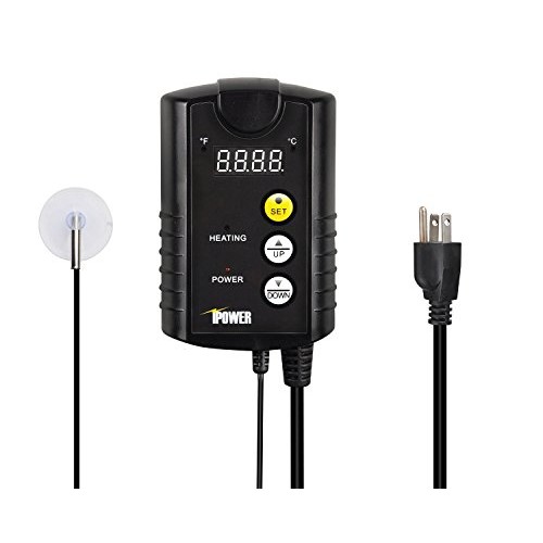 iPower GLHTMTCONTROL 40-108 Degrees Fahrenheit Digital Heat Mat Th...