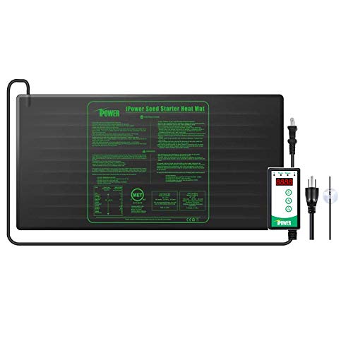 iPower GLHTMTCTRLV2HTMTL 40-108 Degrees Fahrenheit Digital Heat Ma...