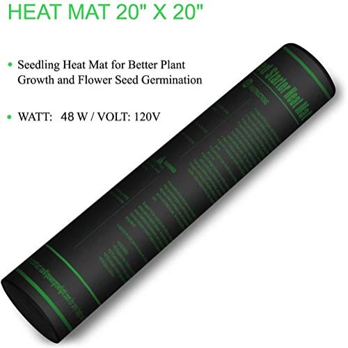 iPower GLHTMTCTRLV2HTMTMX2 2-Pack 40-108 Degrees Fahrenheit Digita...