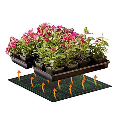 iPower GLHTMTM Durable Waterproof Seedling Heat Mat 20 x 20 Warm...