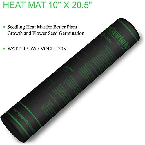 iPower GLHTMTS-A 10 x 20.5 Waterproof Durable Seedling Heat Mat ...