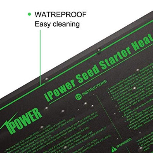 iPower GLHTMTS-A 10 x 20.5 Waterproof Durable Seedling Heat Mat ...