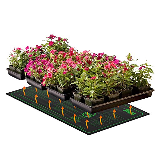 iPower GLHTMTS Durable Waterproof Seedling Heat Mat 10 x 20.5 Wa...