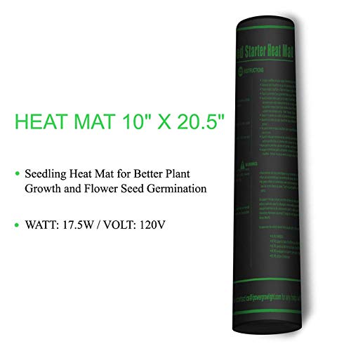 iPower GLHTMTSV1 Durable Waterproof Seedling Mat Warm Hydroponic H...