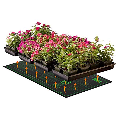 iPower GLHTMTSV1 Durable Waterproof Seedling Mat Warm Hydroponic H...