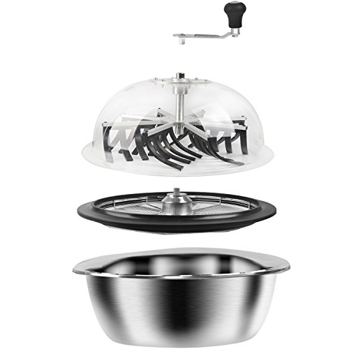 iPower GLTRIMBOWL19L 19-Inch Leaf Bowl Trimmer Machine Twisted Spi...