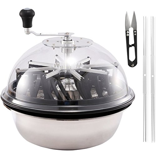 iPower GLTRIMBOWL19L 19-Inch Leaf Bowl Trimmer Machine Twisted Spi...
