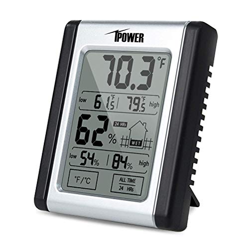iPower HIHUMD Digital Hygrometer Indoor Thermometer, Humidity Monitor