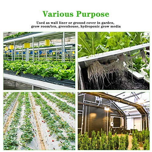 iPower LGFILMPEBW10 Black and White Panda 10 x 10 ft Hydroponics P...
